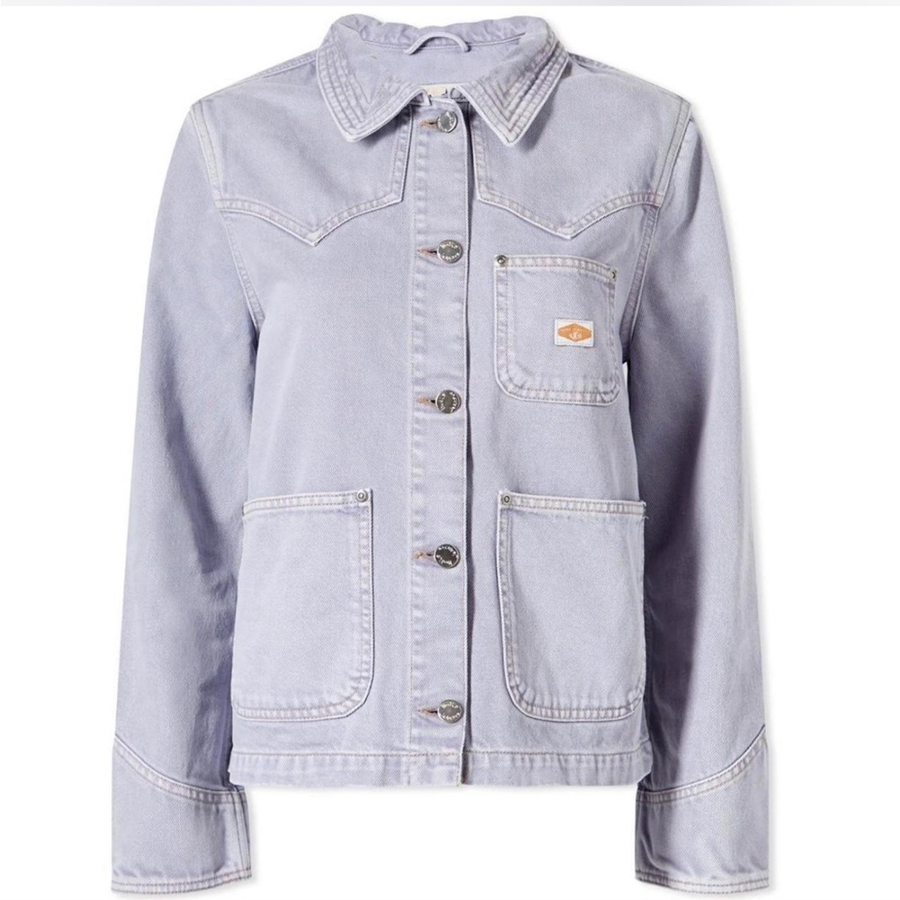 Nudie Jeans Klara Worker Jacket in Lilac Mist NWT